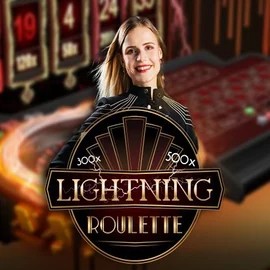 Lightning Roulette game by Evolution – logo hosted on O'Reels Casino UK