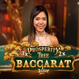 Prosperity Tree Baccarat online game logo by Evolution on reelson.eu.com