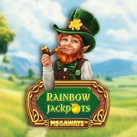 Rainbow Jackpots Megaways slot visual from Red Tiger Gaming available on reelson.eu.com
