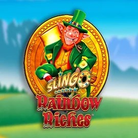 Slingo Rainbow Riches game by Gaming Realms – logo hosted on O'Reels Casino UK