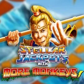 Play the Stellar Jackpots with More Monkeys slot by Lightning Box Game on O'Reels Casino UK